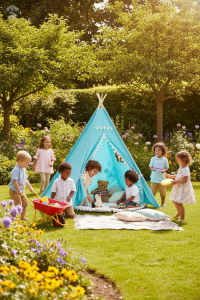 Tente tipi en tissu doux pour moments de détente