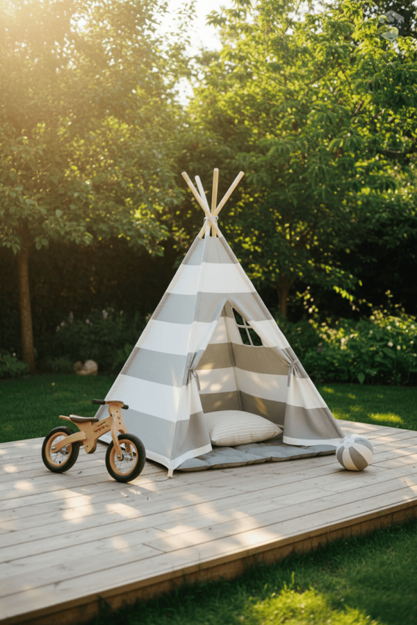 Tente tipi spacieuse pour jouer et se cacher