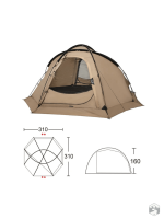 Toile de tente robuste et durable pour camping