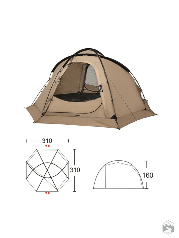 Toile de tente robuste et durable pour camping