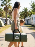 Toile de tente confortable pour nuits en camping