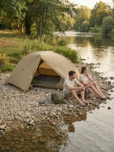 Toile de tente facile à monter pour des nuits en plein air