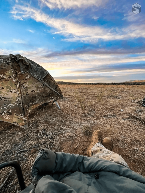 Toile de tente camouflage, adaptée aux conditions difficiles
