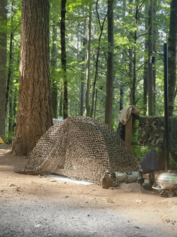 Tente camouflage pour les amateurs de nature