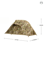 Tente en tissu camouflage, polyvalente et durable