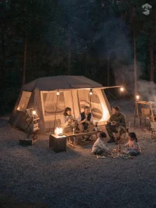 Tente spacieuse pour camping en famille