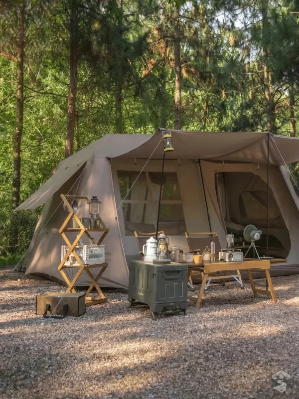 Solution pratique pour camping en famille de 6