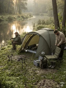 Tente de pêche légère pour deux personnes