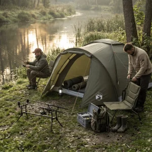 Tente de pêche légère pour deux personnes