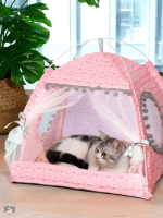 Tente pour chat en toile résistante et légère