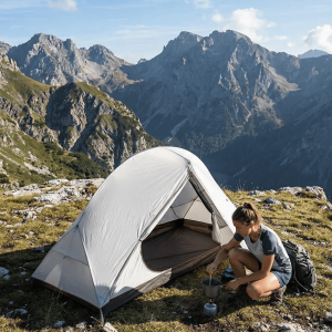 Tente trekking légère pour un randonneur