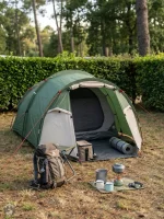 Tente tunnel compacte, parfaite pour les randonnées